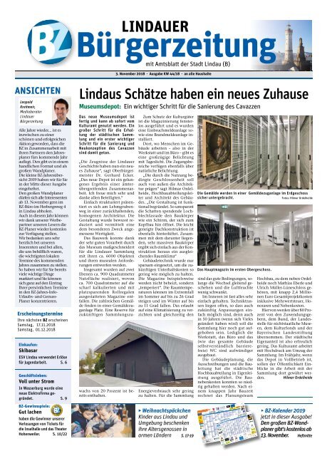 03.11.2018 Lindauer Bürgerzeitung