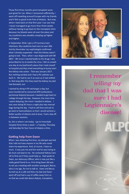 Kidney Matters - Issue 3, Autumn 2018