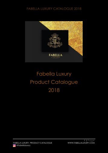 Fabella Luxury catalogue