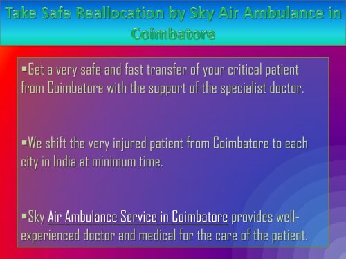 Avail Instant Shifting by Sky Air Ambulance in Gaya