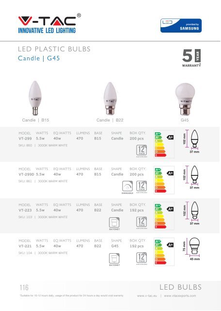 Catalogo V-TAC 2018 Q3