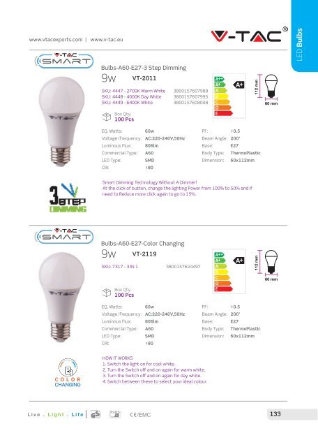 Catalogo V-TAC 2018 Q3