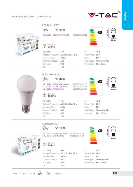 Catalogo V-TAC 2018 Q3