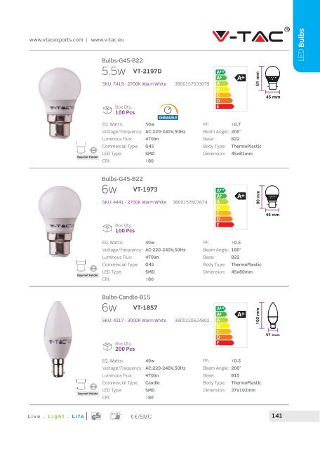 Catalogo V-TAC 2018 Q3