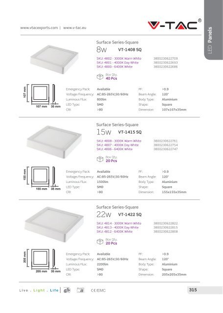 Catalogo V-TAC 2018 Q3