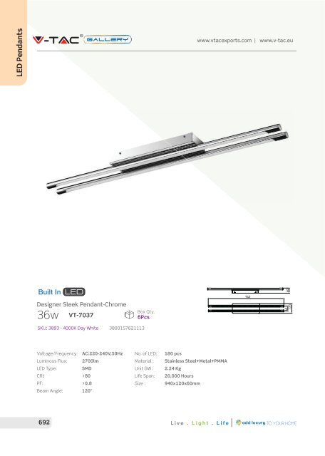 Catalogo V-TAC 2018 Q3