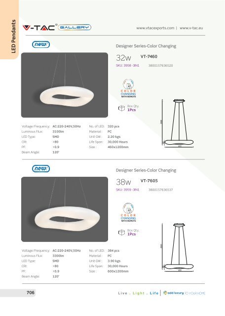 Catalogo V-TAC 2018 Q3