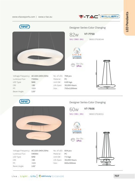 Catalogo V-TAC 2018 Q3