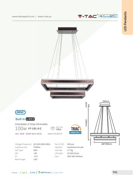 Catalogo V-TAC 2018 Q3