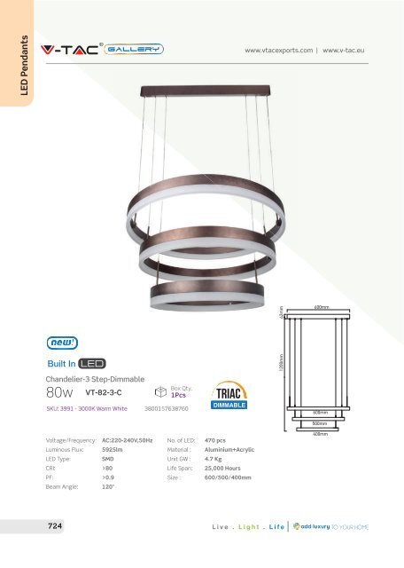 Catalogo V-TAC 2018 Q3