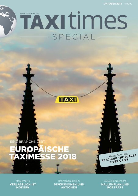 Taxi Times Special 2018 - Europäische Taximesse