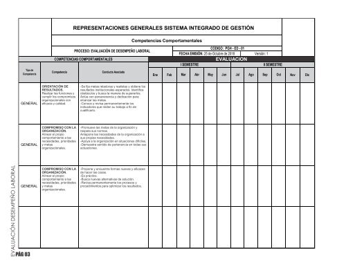 cartilla evaluacion