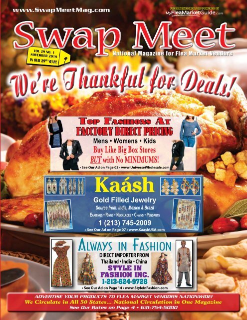 Swap Meet Magazine E-Mag Nov. 2018