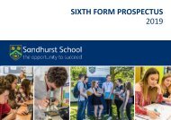 Sixth Form Prospectus 2019