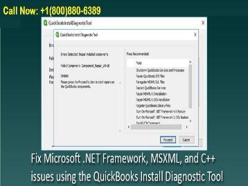 Diagnostic tool for quickbooks