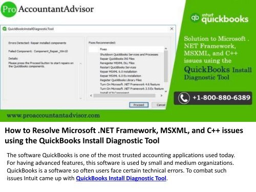 Fix Microsoft.NET Framework, MSXML, and C++ Errors in QuickBooks Desktop