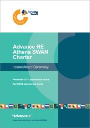 Athena SWAN (Ireland) A4 8pp programme v03