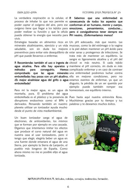 Revista Naturopatia para Ti  num 26