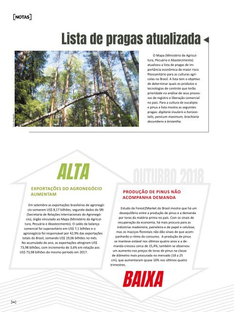 *Outubro/2018 - Referência Florestal 201