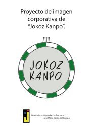 Manual de identidad corporativa de Jokoz Kanpo