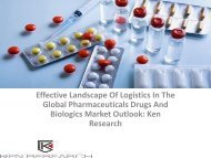 Global Pharmaceutical Drugs And Biologics Logistics Market