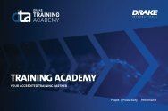 Drake Training Academy Electronic Brochure