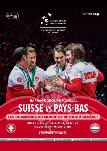 Davis Cup - Suisse vs Pays-Bas - 2015