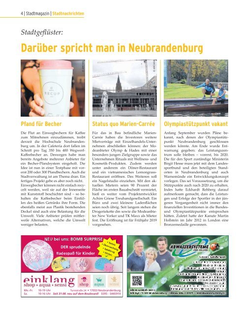 Stadtmagazin November 2018