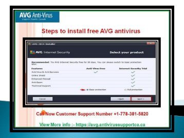 steps to install free avg antivirus