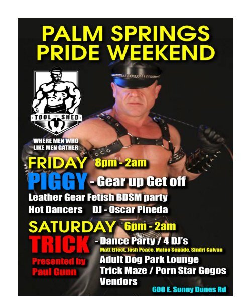 GAY PRIDE WEEK! Oct 31 to Nov 6, 2018