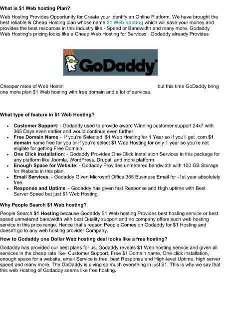 What Is 1 Web Hosting 1 Images, Photos, Reviews