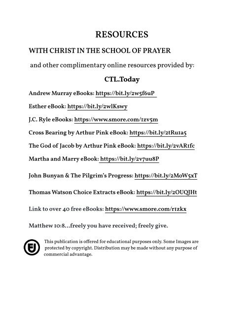 With Christ In The School of Prayer  by Andrew Murray