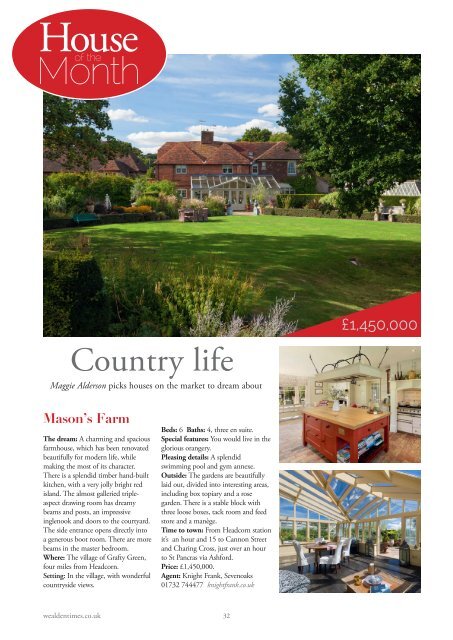 Wealden Times | WT201 | November 2018 | Gift supplement inside