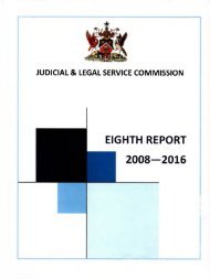 Judicial and Legal Service Commision Annual Reports 2008 - 2016