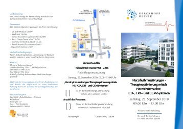 Programm als PDF - Kerckhoff-Klinik