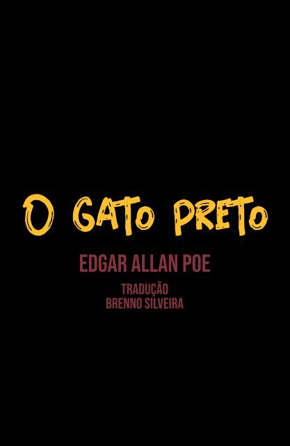 O Gato Preto de Edgar Allan Poe