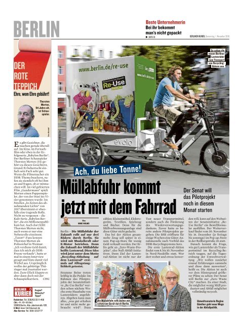 Berliner Kurier 01.11.2018