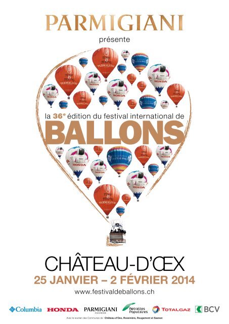 36e Festival International de Ballons de Château d'Oex