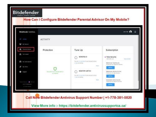 How Can I Configure Bitdefender Parental Advisor On My Mobile