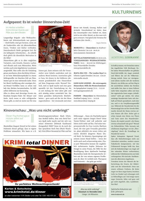 TheaterCourier November/Dezember 2018