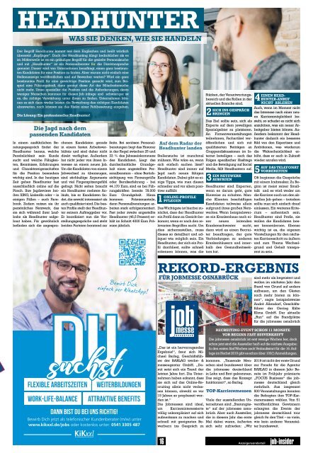 INSIDER Osnabrück + jobinsider // Nov 2018 // No. 424