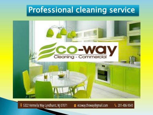 Professional Cleaning Service in New Jersey
