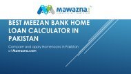 Meezan Bank Home Loan Calculator