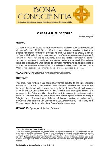 CARTA A RC SPROUL