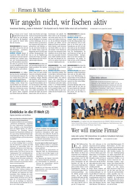 RegioBusiness - November 2018