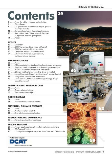 Speciality Chemicals Magazine October_November 2018