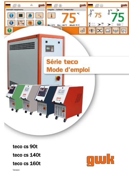 8 Caractéristiques techniques teco cs 90t 9 - Gwk