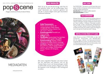 Mediadaten POPSCENE