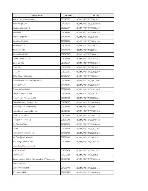 OCIFreightForwarder (2) - MACCS