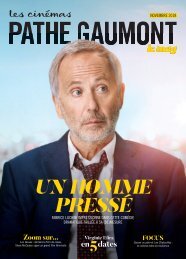 Les Cinémas Pathé Gaumont - Le mag - Novembre 2018